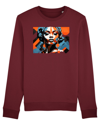 Tribal 3 Burgundy