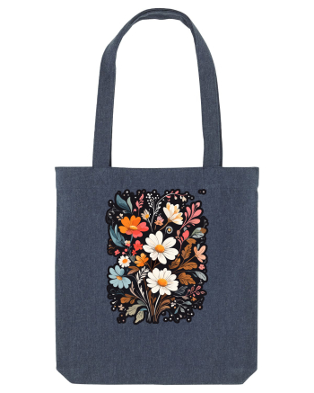 Flori boho 1 Midnight Blue