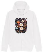 Flori boho 1 Hanorac cu fermoar Unisex Connector