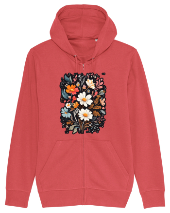 Flori boho 1 Carmine Red