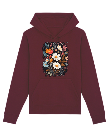 Flori boho 1 Burgundy