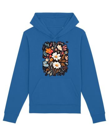 Flori boho 1 Royal Blue