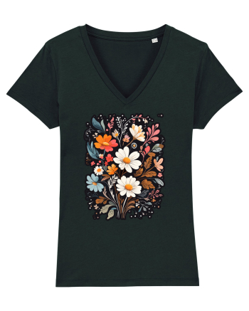 Flori boho 1 Black