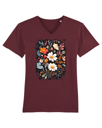 Flori boho 1 Burgundy
