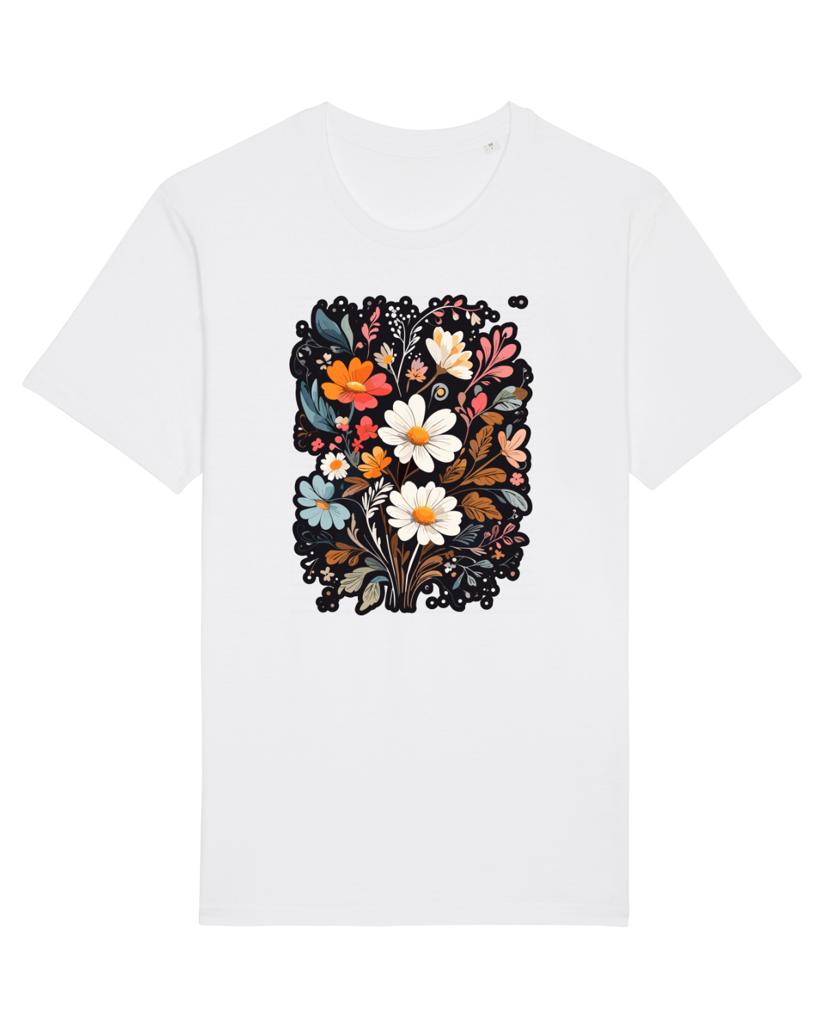 Tricou mânecă scurtă Unisex Rocker White
