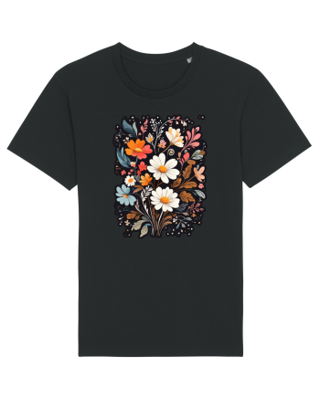 Flori boho 1 Black
