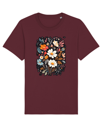 Flori boho 1 Burgundy
