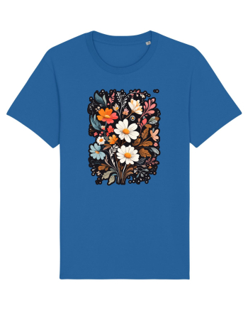Flori boho 1 Royal Blue