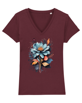 Flori boho 2 Burgundy