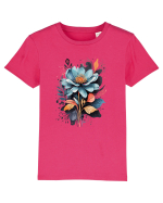 Flori boho 2 Tricou mânecă scurtă  Copii Mini Creator