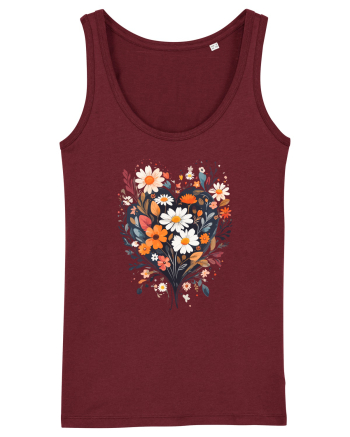 Flori boho 3 Burgundy