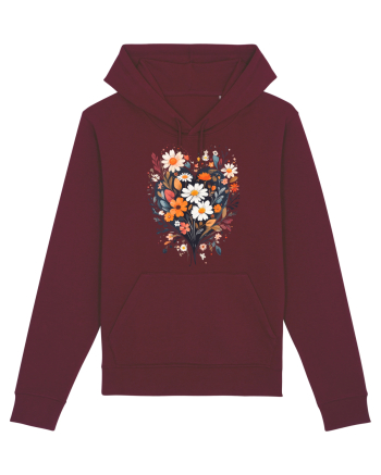 Flori boho 3 Burgundy