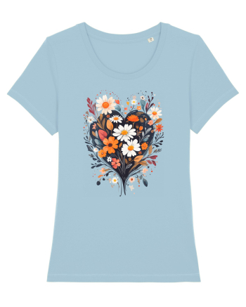 Flori boho 3 Sky Blue
