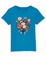 Flori boho 3 Tricou mânecă scurtă  Copii Mini Creator