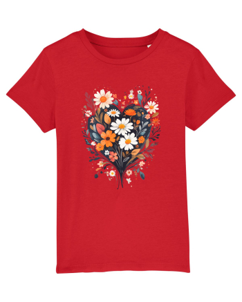 Flori boho 3 Red