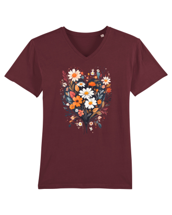 Flori boho 3 Burgundy