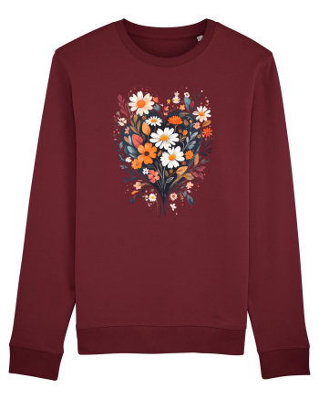 Flori boho 3 Burgundy