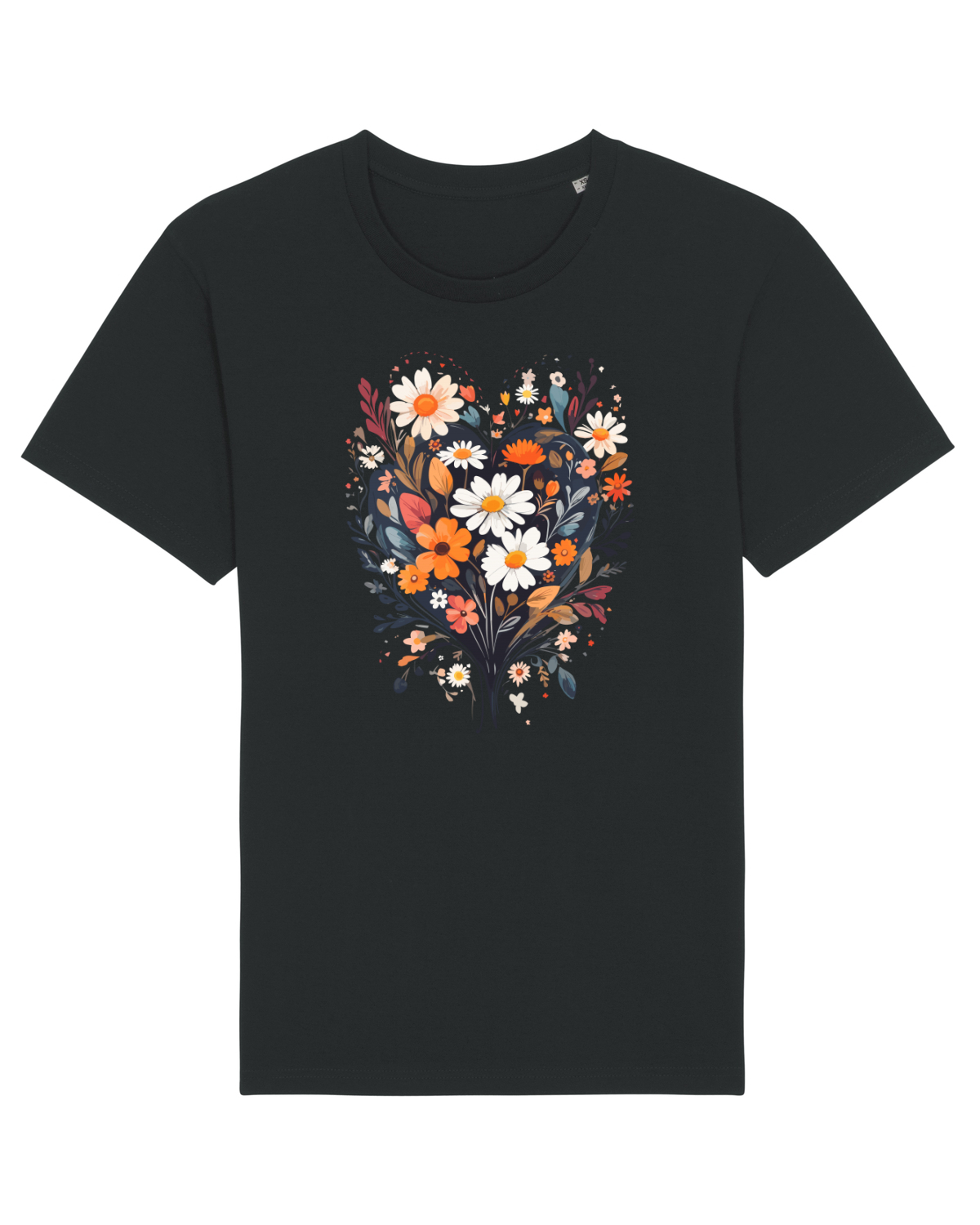 Tricou mânecă scurtă Unisex Rocker Black