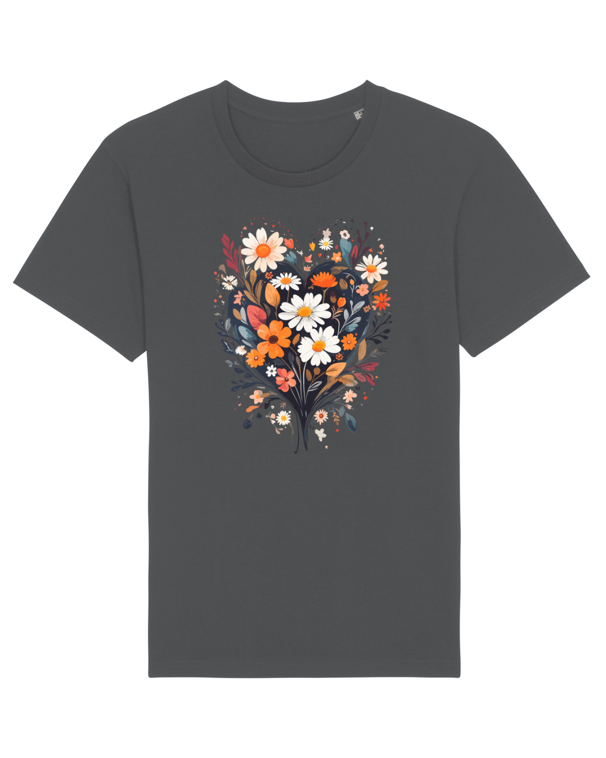 Tricou mânecă scurtă Unisex Rocker Anthracite