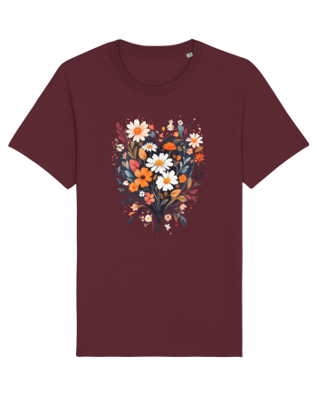 Flori boho 3 Burgundy