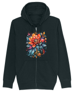 Flori boho 4 Hanorac cu fermoar Unisex Connector