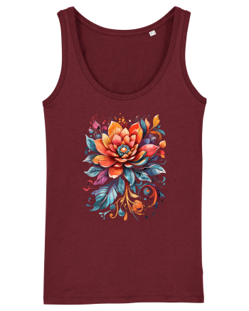 Flori boho 4 Burgundy