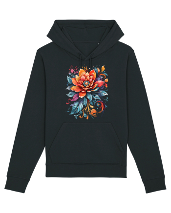 Flori boho 4 Black
