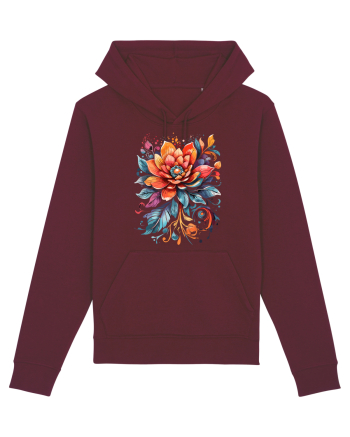 Flori boho 4 Burgundy