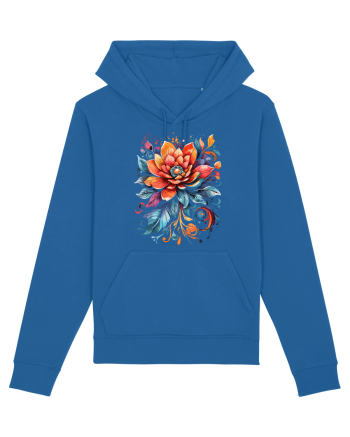 Flori boho 4 Royal Blue