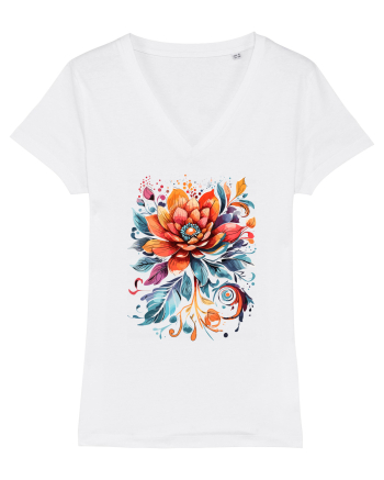 Flori boho 4 White