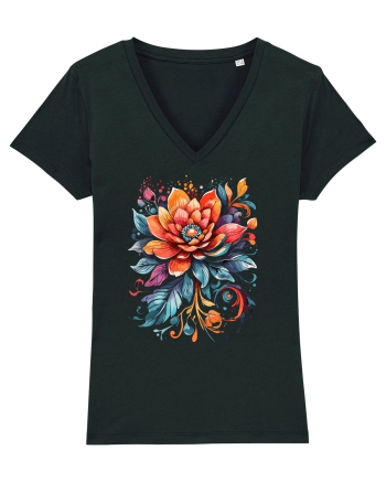 Flori boho 4 Black