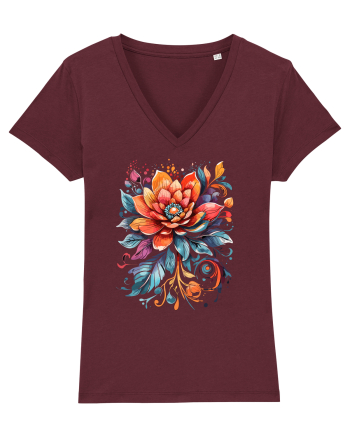 Flori boho 4 Burgundy