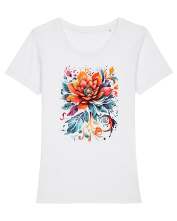 Flori boho 4 White