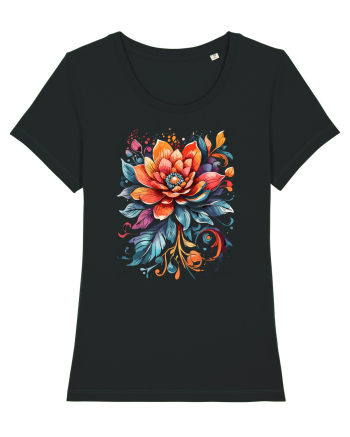 Flori boho 4 Black