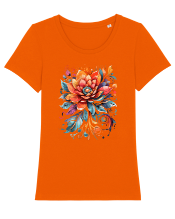 Flori boho 4 Bright Orange