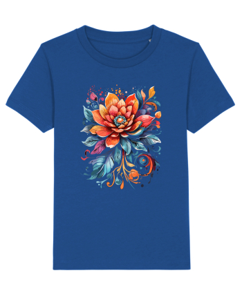 Flori boho 4 Majorelle Blue
