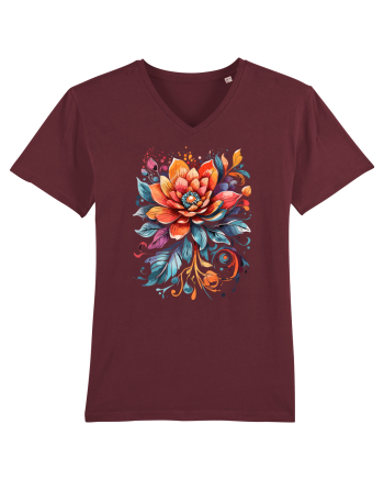 Flori boho 4 Burgundy