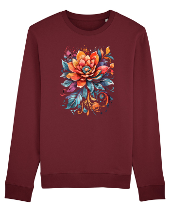 Flori boho 4 Burgundy