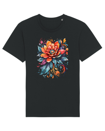 Flori boho 4 Black