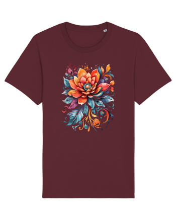 Flori boho 4 Burgundy