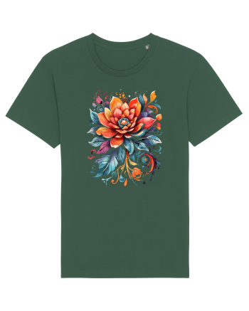 Flori boho 4 Bottle Green