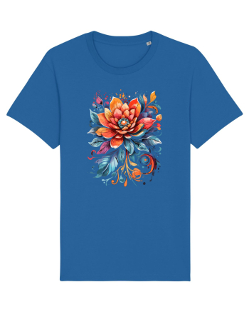 Flori boho 4 Royal Blue