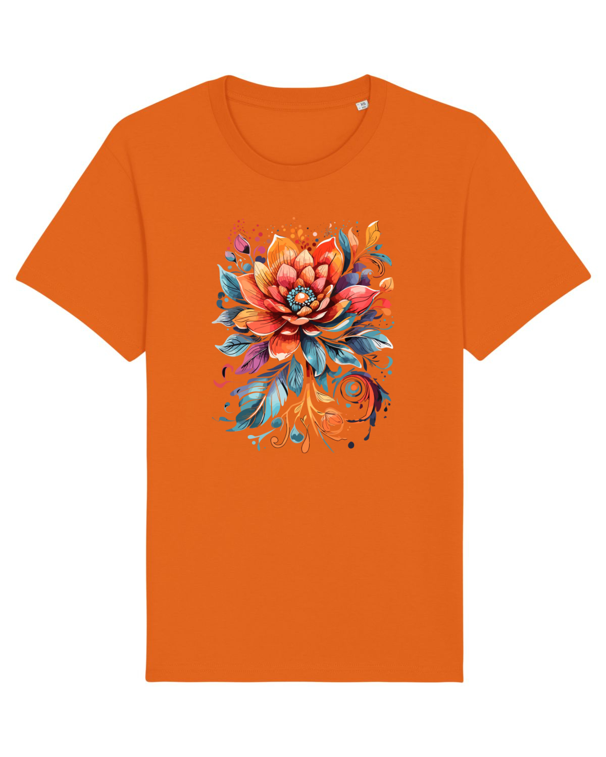 Tricou mânecă scurtă Unisex Rocker Bright Orange