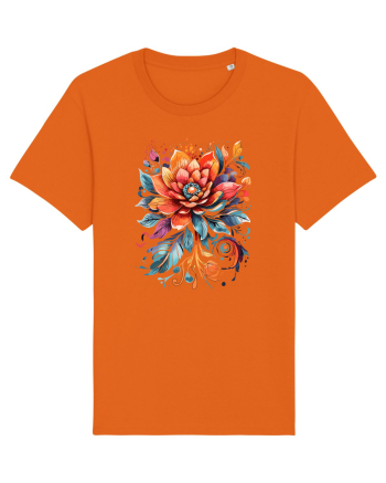Flori boho 4 Bright Orange