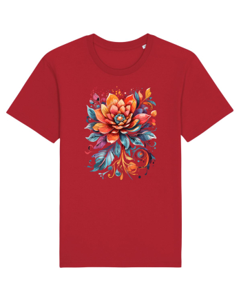 Flori boho 4 Red