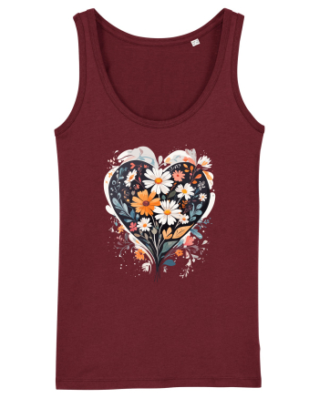 Flori boho 5 Burgundy