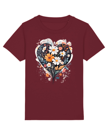 Flori boho 5 Burgundy