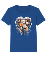 Flori boho 5 Tricou mânecă scurtă  Copii Mini Creator