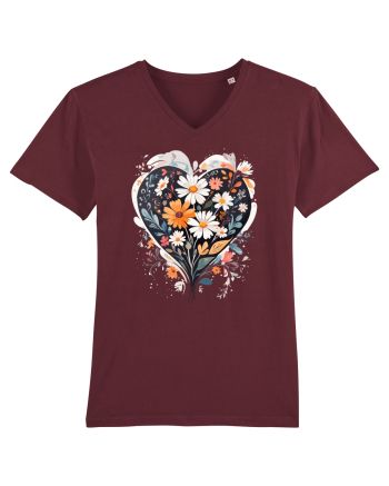 Flori boho 5 Burgundy