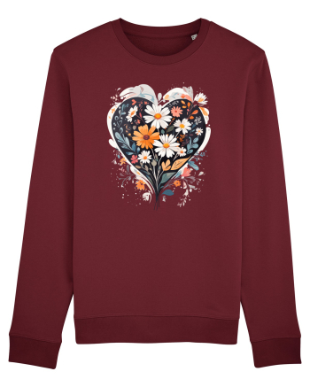 Flori boho 5 Burgundy